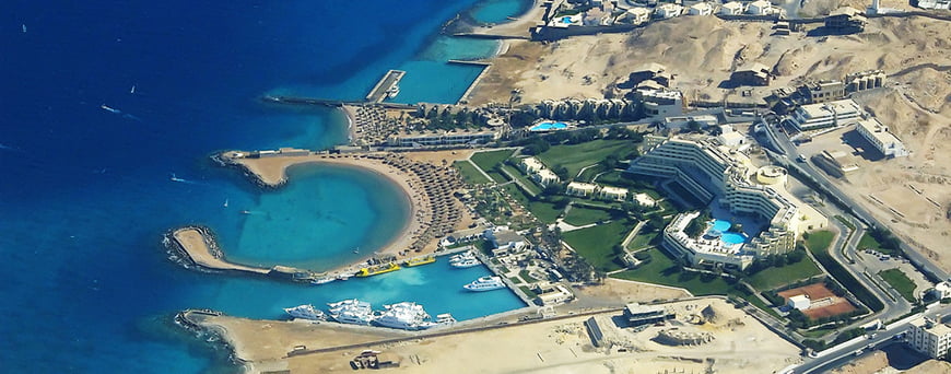 Hotels with Red Sea beaches in Hurghada