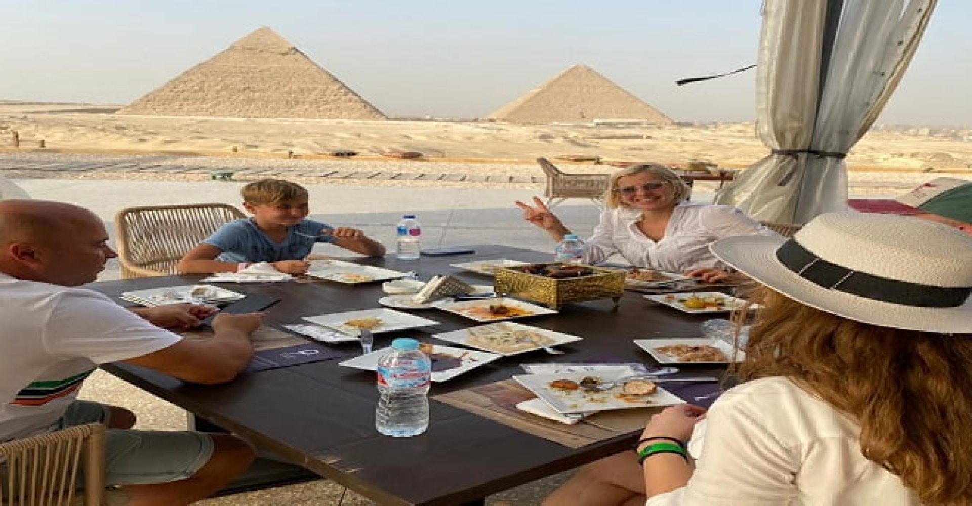 Lunch At A Typical Restaurant In The Pyramids Area (During The Tour)870x343