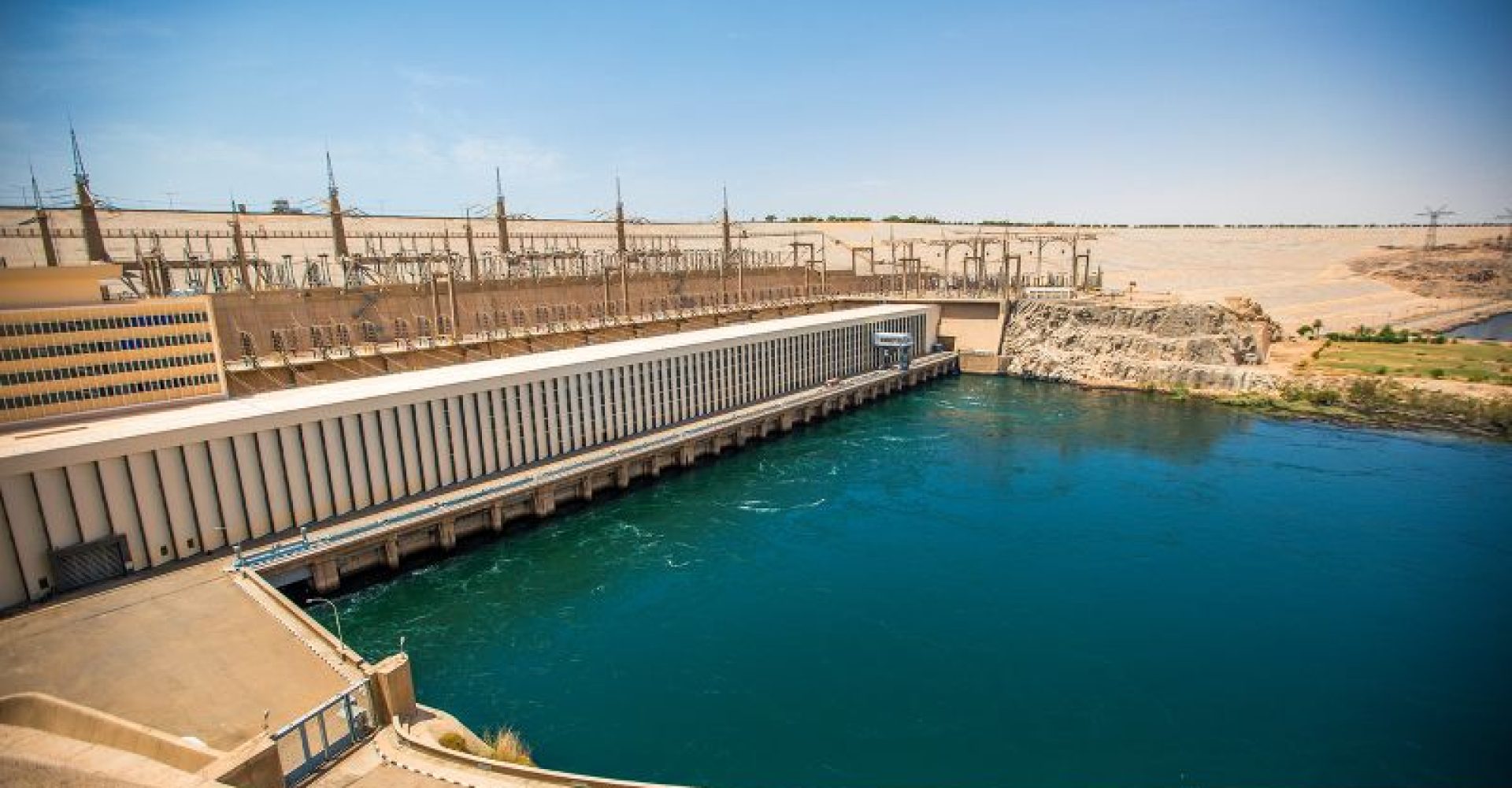 The High Dam in Aswan Egypt