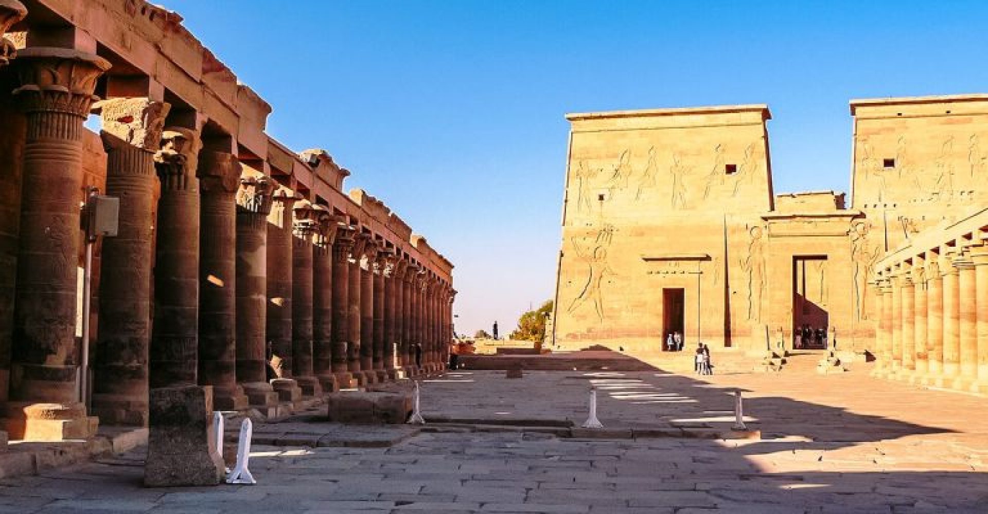 The majestic Philae temple of Aswan