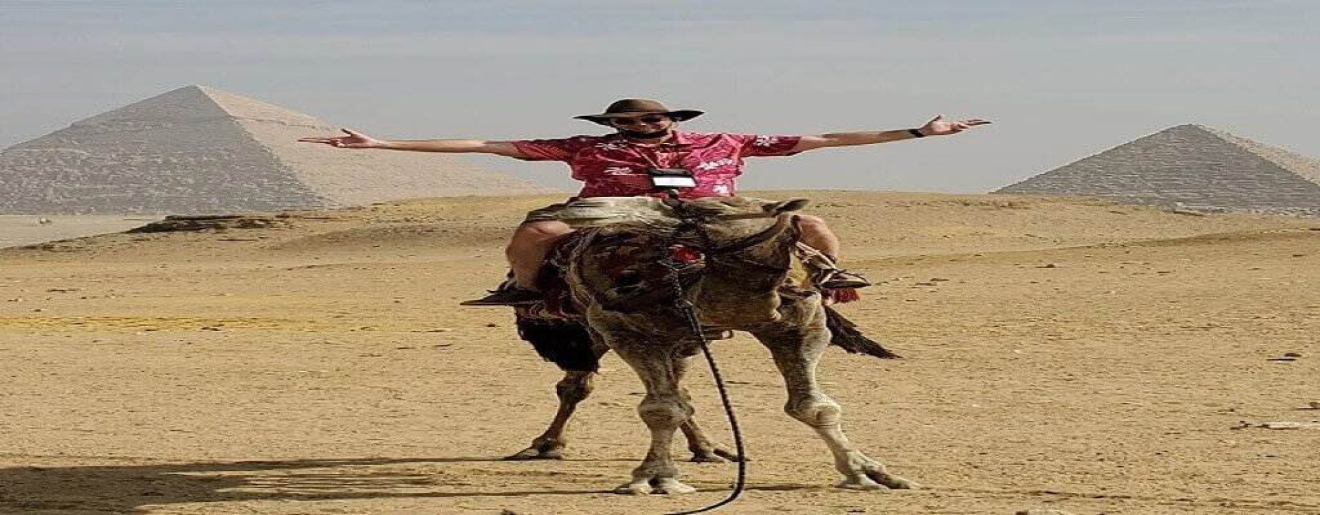 camel ride at the pyramid